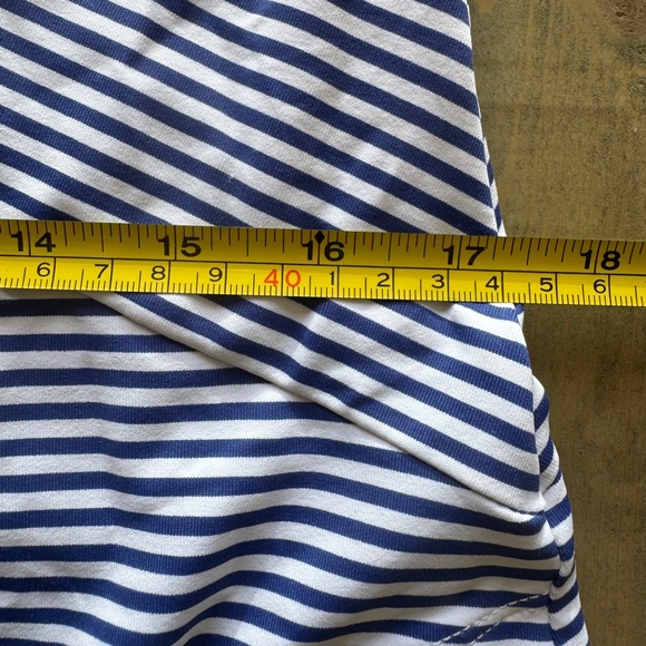 Tommy Bahama Striped Sleeveless Dress Blue White Size S/P vacation - Picture 8 of 10
